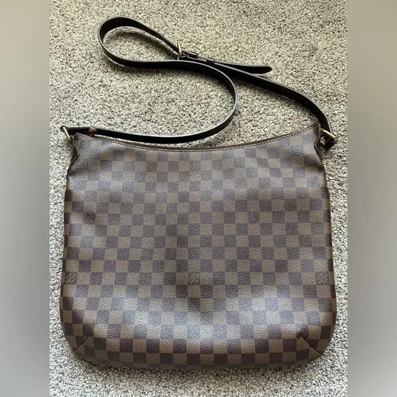 Authentic Louis Vuitton Damier Ebene Bloomsbury GM Large Crossbody Bag RETIRED - Picture 5 of 14